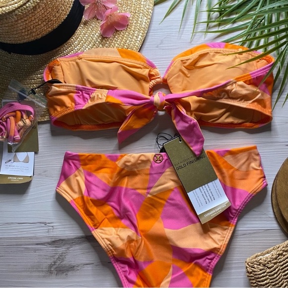 Vix Greta Ring Bandeau Bikini Top | Gigi Hot Pants Bottom - Picture 7 of 14